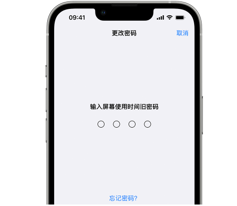 德州iPhone屏幕维修分享iPhone屏幕使用时间密码忘记了怎么办 