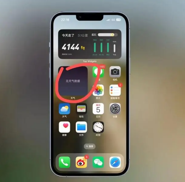 德州苹果手机维修分享:iOS16主屏幕天气小组件无法正常工作怎么办？ 
