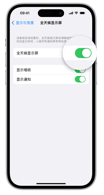 德州苹果14维修店分享如何自定义 iPhone 14 Pro 常亮显示屏 